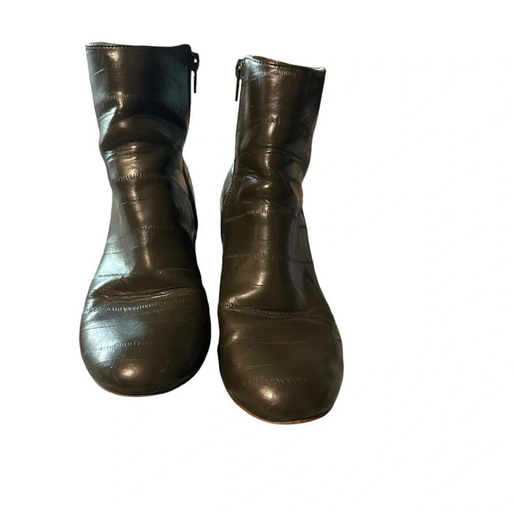 Urban Outfitters women's size 7 military green ankle boots - Picture 2 of 7